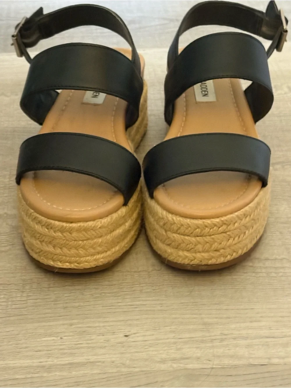 Steve Madden black leather